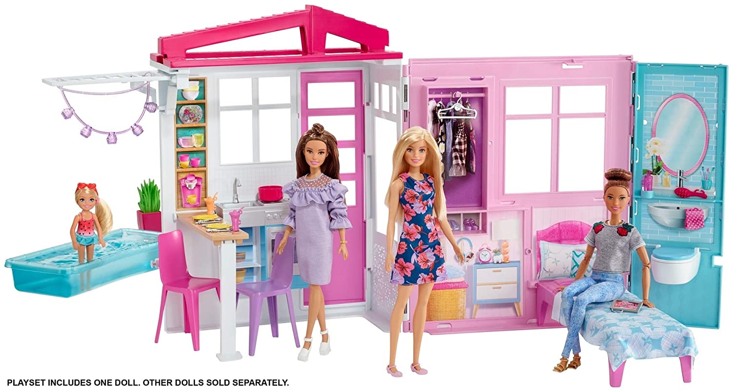 casa barbie portatil