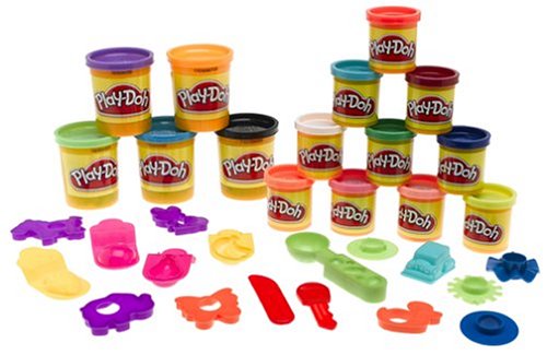 play doh montaña de colores