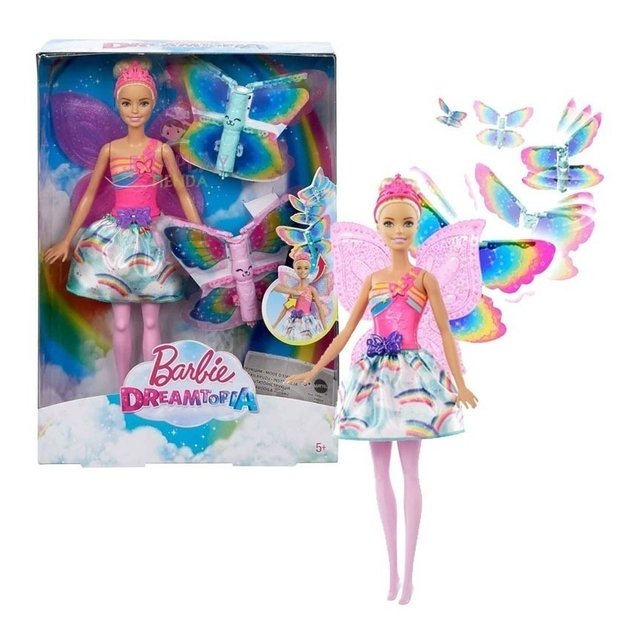 muñeca barbie hada alas magicas